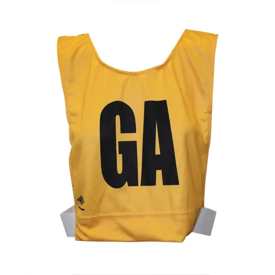 Netball Bibs Senior - Gold & Black - Modern Teaching Aids NZ