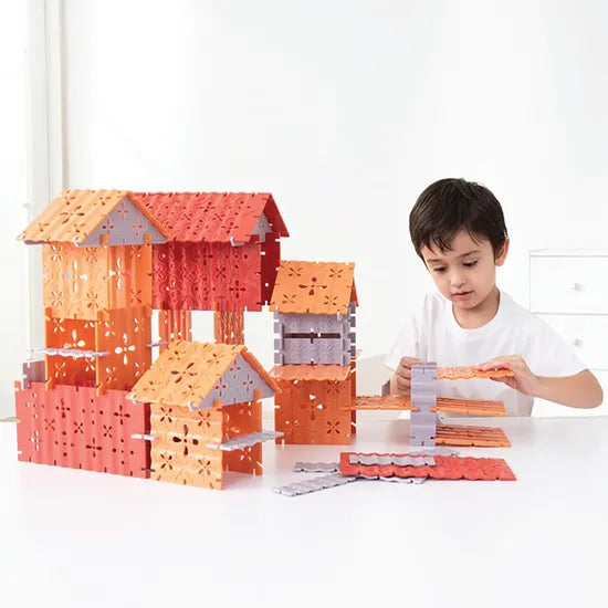 Weplay Construction Tiles - 64 Pieces - Modern Teaching Aids NZ