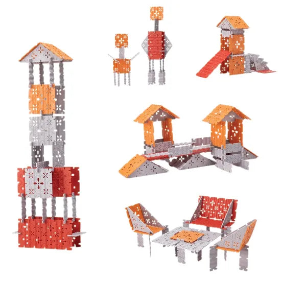 Weplay Construction Tiles - 64 Pieces - Modern Teaching Aids NZ