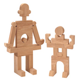 Softfoam Woodlook Blocks 8cm 56pcs - Modern Teaching Aids NZ