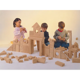 Softfoam Woodlook Blocks 8cm 56pcs - Modern Teaching Aids NZ