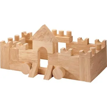 Weplay - Softfoam Woodlook Blocks 4cm 152pcs - Modern Teaching Aids NZ