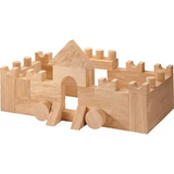 Weplay - Softfoam Woodlook Blocks 4cm 152pcs - Modern Teaching Aids NZ