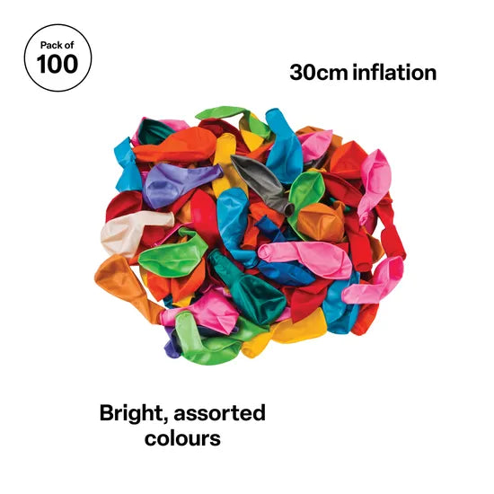 Balloons 30cm - Pack of 100 - Modern Teaching Aids NZ