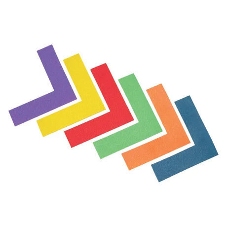 Corner Floor Markers Pack of 6 - Modern Teaching Aids NZ