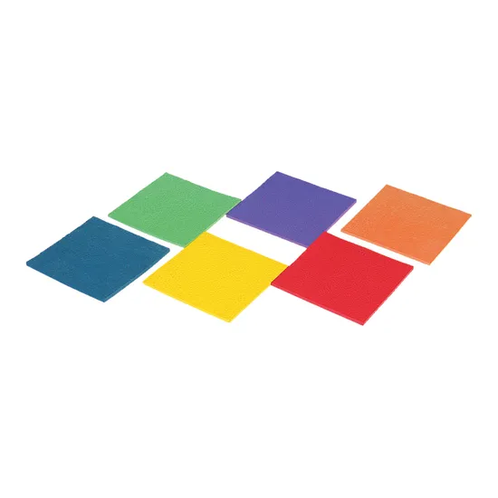 Square Floor Markers Pack of 6 - Modern Teaching Aids NZ