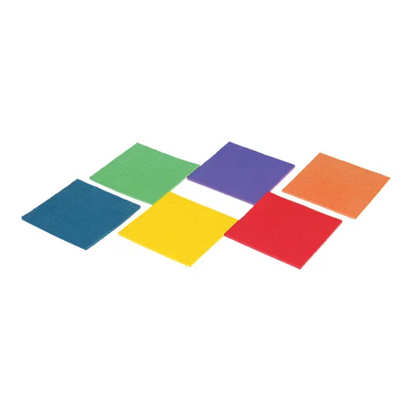 Square Floor Markers Pack of 6 - Modern Teaching Aids NZ