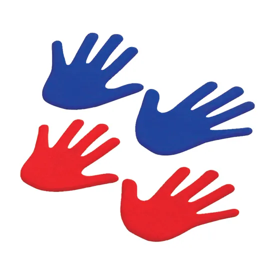 Hand Floor Markers Pack of 6 - Modern Teaching Aids NZ