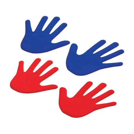 Hand Floor Markers Pack of 6 - Modern Teaching Aids NZ