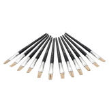 Creatistics Flat Bristle Paint Brush Size 10- Pack of 12 - Modern Teaching Aids NZ