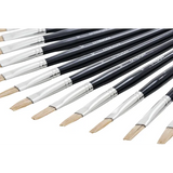 Creatistics Flat Bristle Paint Brush Size 10- Pack of 12 - Modern Teaching Aids NZ