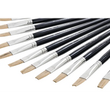 Creatistics Flat Bristle Paint Brush Size 12- Pack of 12 - Modern Teaching Aids NZ