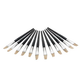 Creatistics Flat Bristle Paint Brush Size 14- Pack of 12 - Modern Teaching Aids NZ