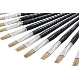 Creatistics Flat Bristle Paint Brush Size 16- Pack of 12 - Modern Teaching Aids NZ