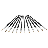 Creatistics Flat Bristle Paint Brush Size 2- Pack of 12 - Modern Teaching Aids NZ
