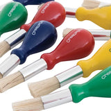 Creatistics Stubby Paint Brushes - Pack of 12 - Modern Teaching Aids NZ