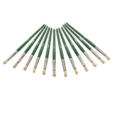 Creatistics Round Bristle Paint Brush Size 4- Pack of 12 - Modern Teaching Aids NZ