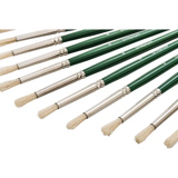 Creatistics Round Bristle Paint Brush Size 4- Pack of 12 - Modern Teaching Aids NZ