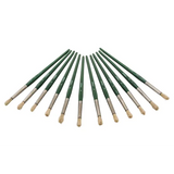 Creatistics Round Bristle Paint Brush Size 6- Pack of 12 - Modern Teaching Aids NZ