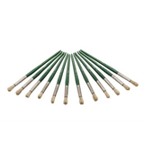 Creatistics Round Bristle Paint Brush Size 8- Pack of 12 - Modern Teaching Aids NZ