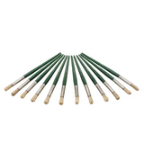 Creatistics Round Bristle Paint Brush Size 10- Pack of 12 - Modern Teaching Aids NZ