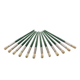 Creatistics Round Bristle Paint Brush Size 12- Pack of 12 - Modern Teaching Aids NZ