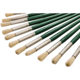 Creatistics Round Bristle Paint Brush Size 14- Pack of 12 - Modern Teaching Aids NZ