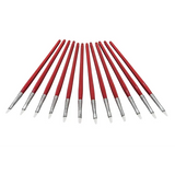 Creatistics Taklon Flat Paint Brush Size 2- Pack of 12 - Modern Teaching Aids NZ