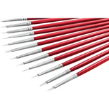 Creatistics Taklon Flat Paint Brush Size 2- Pack of 12 - Modern Teaching Aids NZ