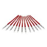 Creatistics Taklon Flat Paint Brush Size 6- Pack of 12 - Modern Teaching Aids NZ