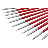 Creatistics Taklon Round Paint Brush Size 2- Pack of 12 - Modern Teaching Aids NZ