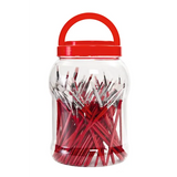 Creatistics Taklon Flat Paint Brush Class Pack- Tub of 72 - Modern Teaching Aids NZ