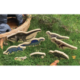 Dinosaur Characters - Wooden Blocks - Modern Teaching Aids NZ