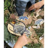 Dinosaur Characters - Wooden Blocks - Modern Teaching Aids NZ