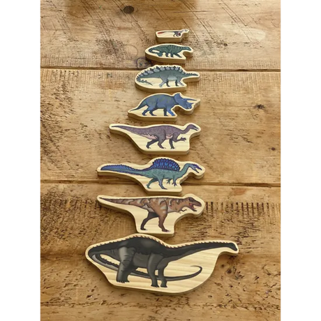 Dinosaur Characters - Wooden Blocks - Modern Teaching Aids NZ