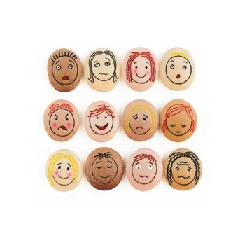 Emotion Stones Set of 12 - Modern Teaching Aids NZ