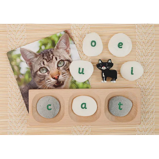 Alphabet Pebbles - Word-building Set - Modern Teaching Aids NZ