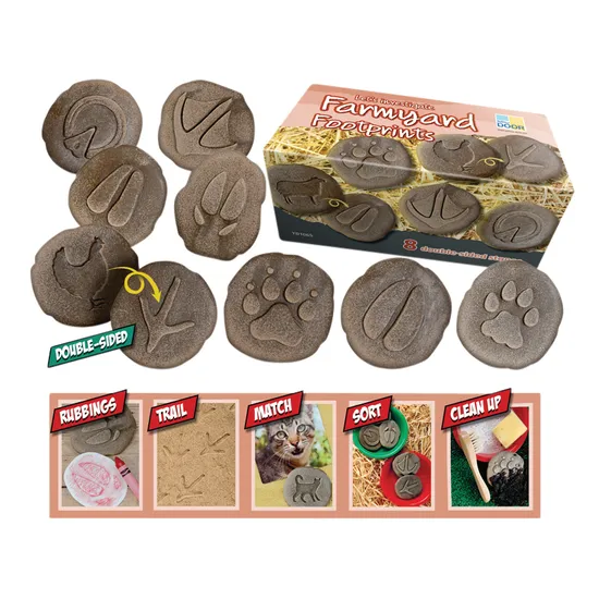Farmyard Footprints Set of 8 - Modern Teaching Aids NZ