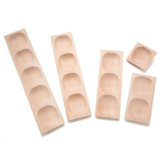 Wooden 1-2-3-4-5 Frame Tray Set - Modern Teaching Aids NZ