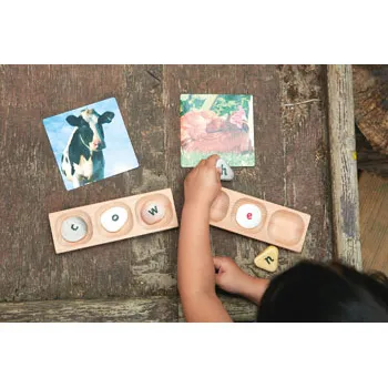 3 Pebble Word Building Trays Set of 6 - Modern Teaching Aids NZ