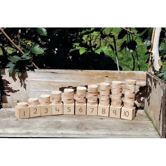 Natural Number Stacker - 1-10 - Modern Teaching Aids NZ