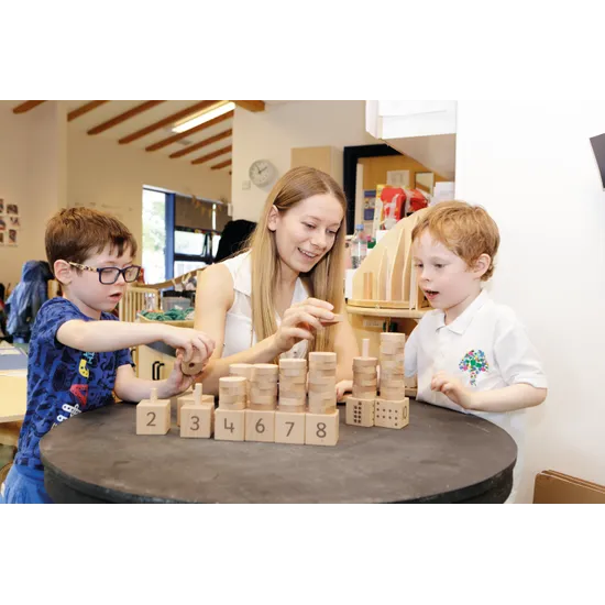 Natural Number Stacker - 1-10 - Modern Teaching Aids NZ