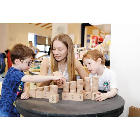 Natural Number Stacker - 1-10 - Modern Teaching Aids NZ