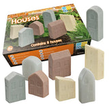 Little Lands Houses Set of 8 - Modern Teaching Aids NZ