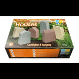 Little Lands Houses Set of 8 - Modern Teaching Aids NZ