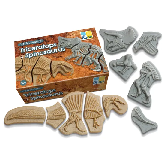 Dig and Discover Triceratops & Spinosaurus
