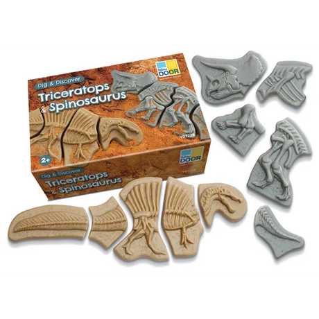 Dig and Discover Triceratops & Spinosaurus