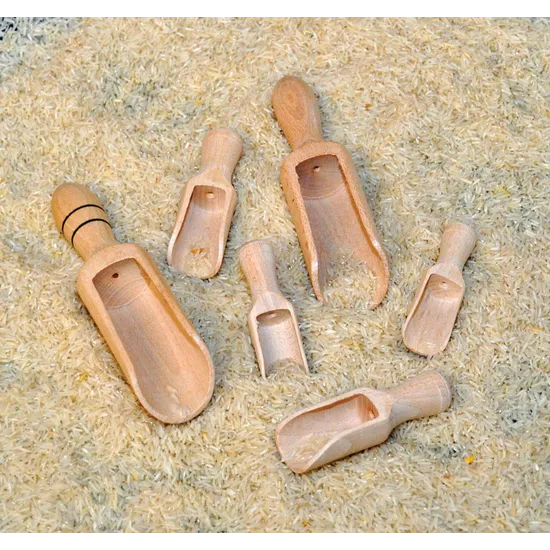 Wooden Scoops - Set of 6