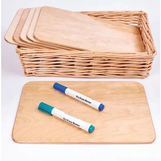 A4 Natural Wipe Boards (6pk)
