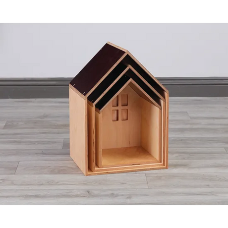 Nesting Packaway Small World Houses - Set of 3